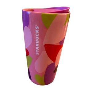 starbucks valentine tumbler ceramic hearts